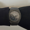Custom GA-2100 "Who Cares Im Already Late" Full Metal Strap