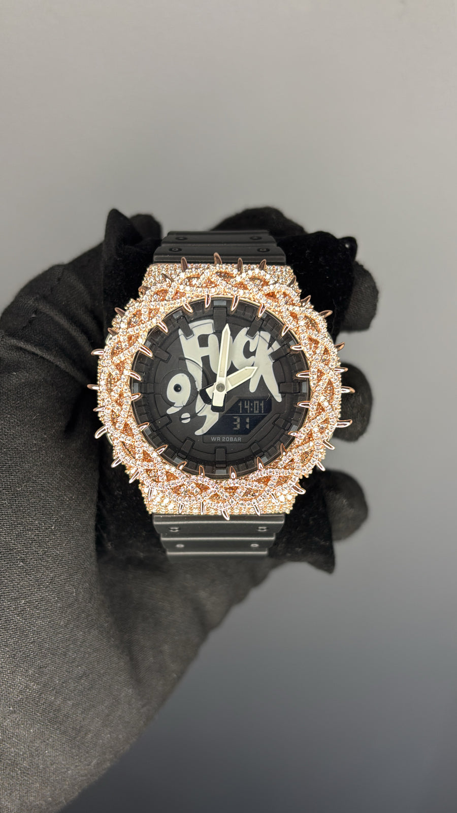9-5 Edition Black Moissanite