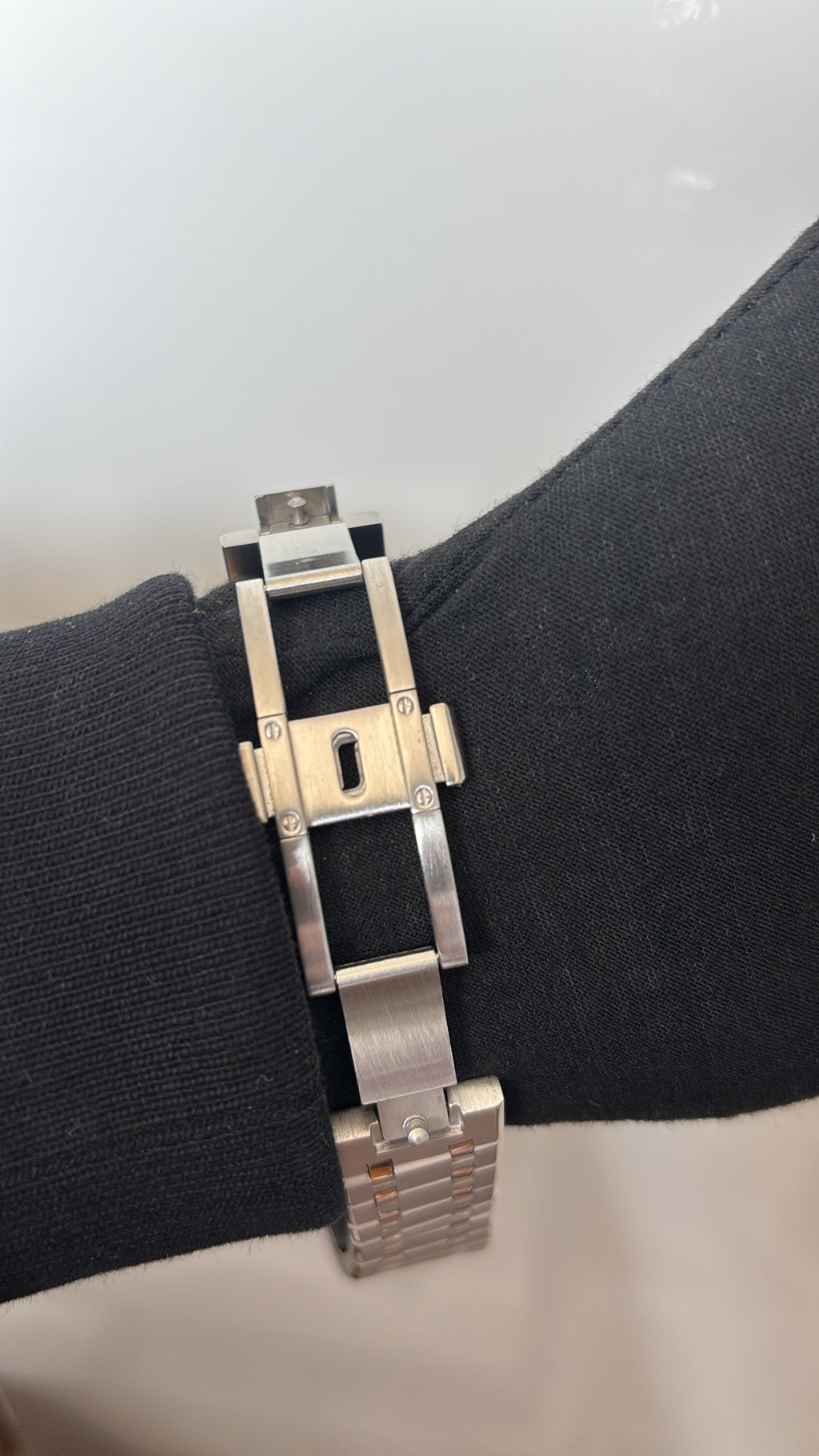 Custom GA-2100 Silver Full Metal Strap