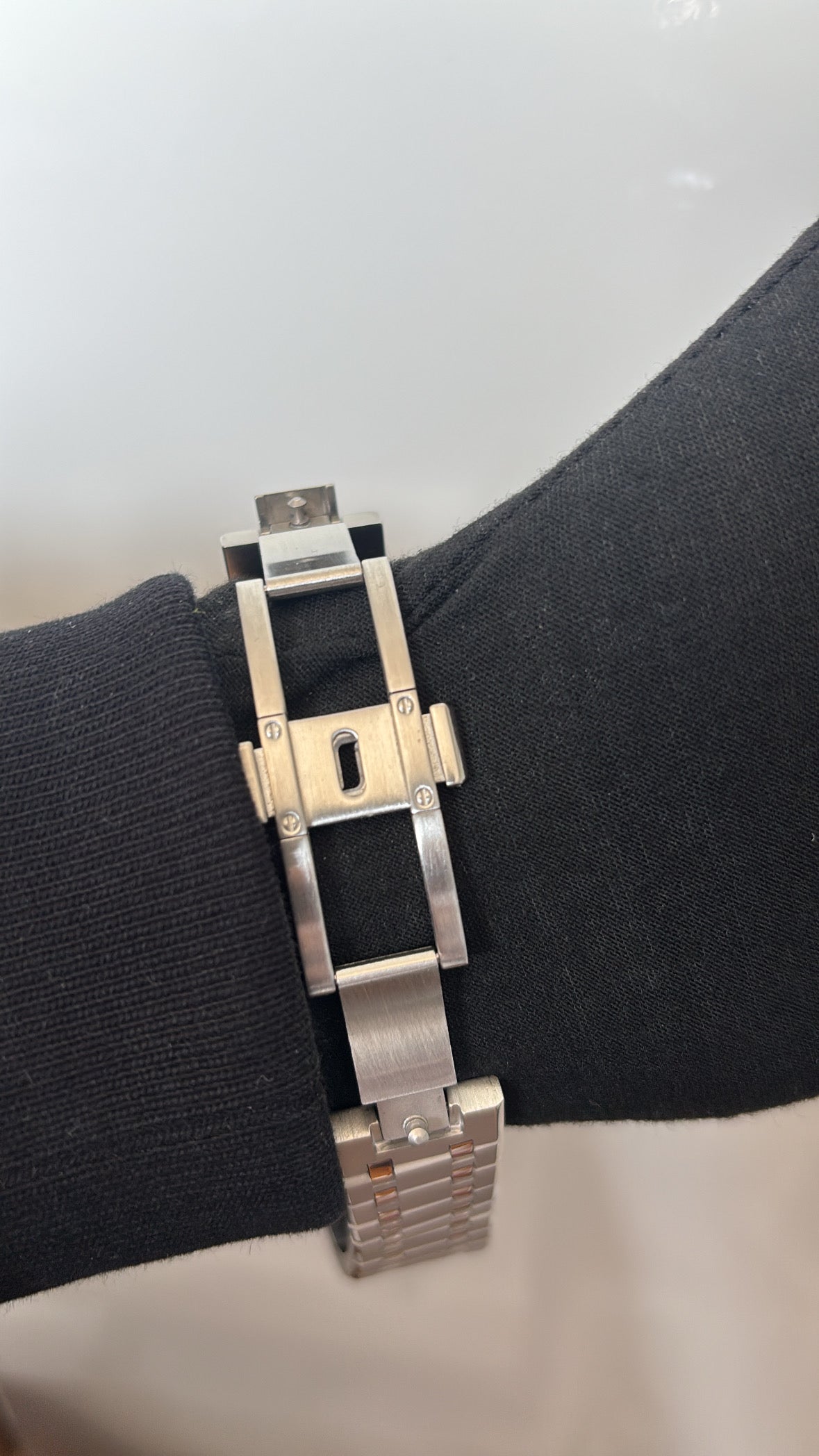 Custom GA-2100 Silver Full Metal Strap
