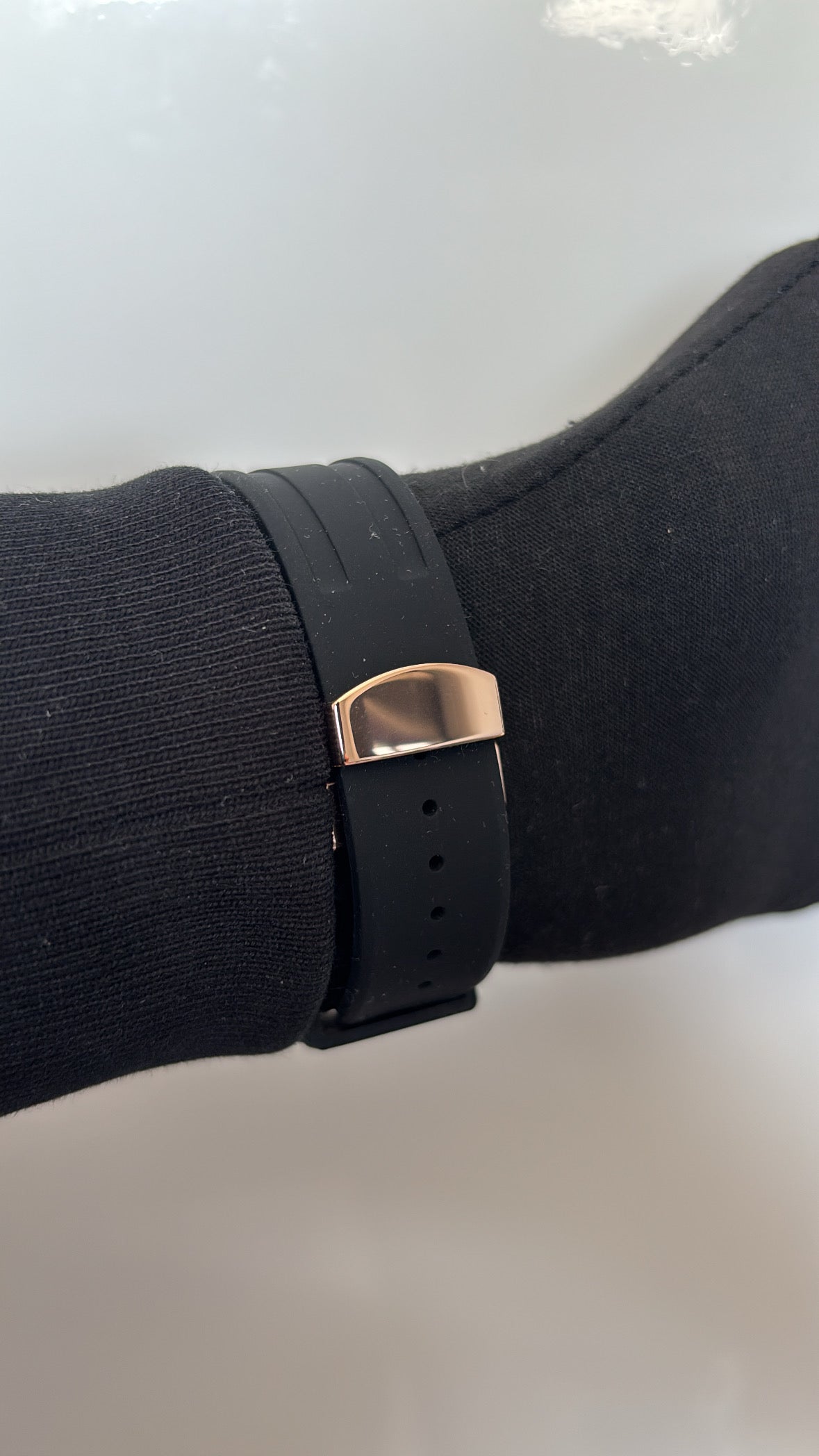 Custom GA-2100 Rose gold Rubber Strap