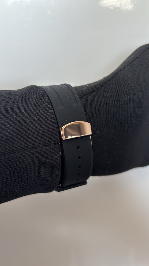 Custom GA-2100 Rose gold Rubber Strap