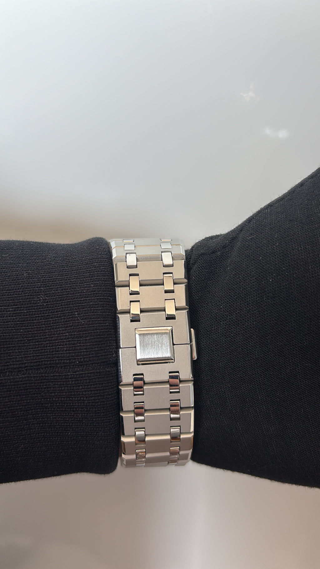 Custom GA-2100 Silver Full Metal Strap