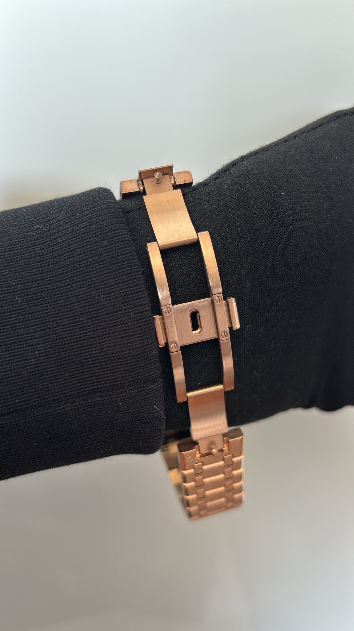 Custom GA-2100 Full Metal Strap Rose Gold