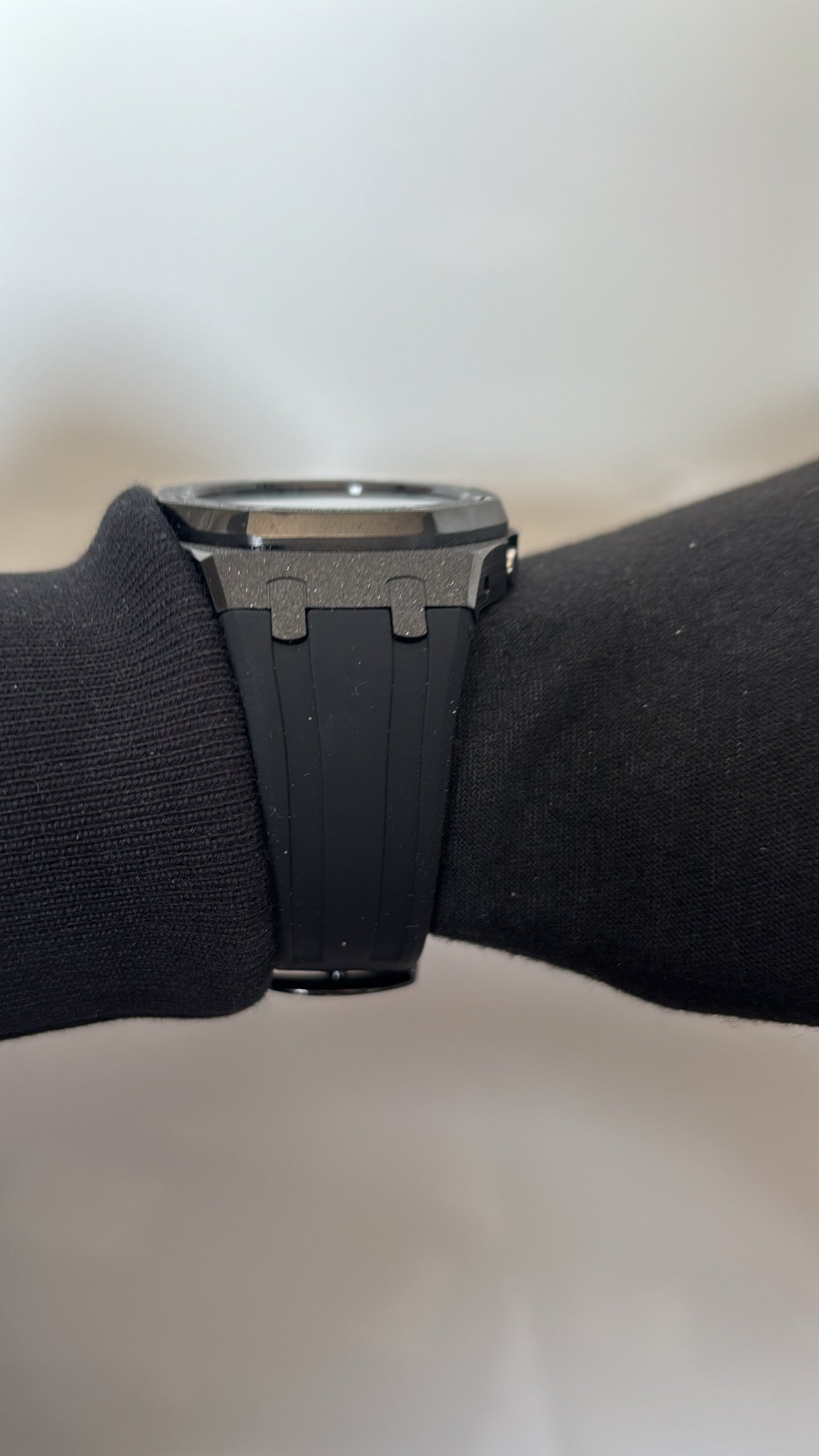 Custom GA-2100 "Who Cares I'm Already Late" Rubber Strap