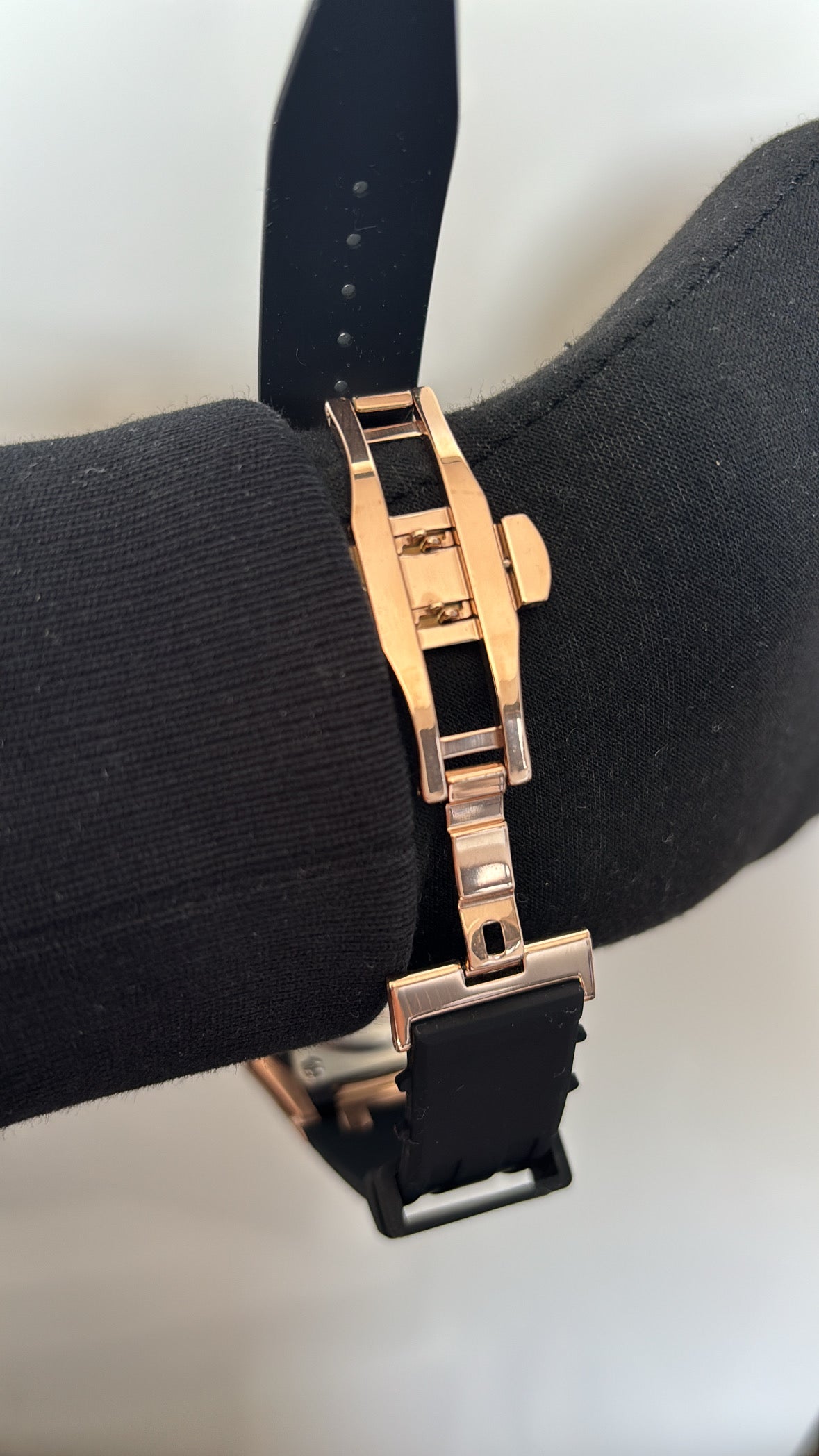 Custom GA-2100 Rose gold Rubber Strap